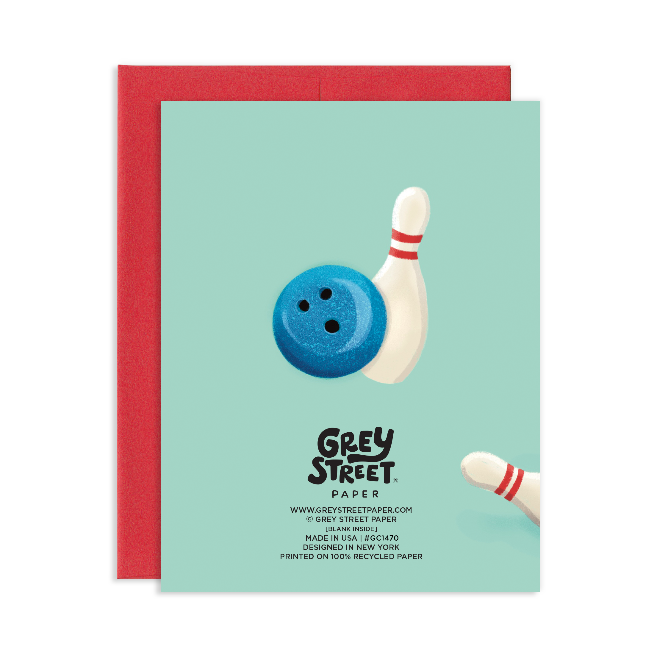 Incredible Dad Bowling Greeting Card
